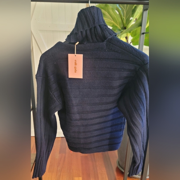 Cult Gaia Dora Knit Cardigan In Color Aspen - Picture 3 of 6